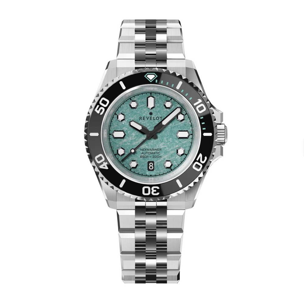 Revelot Hexmariner 42mm Amazonite Stone ¡¡SOLD OUT!!
